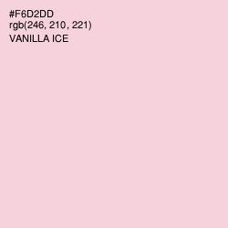 #F6D2DD - Vanilla Ice Color Image